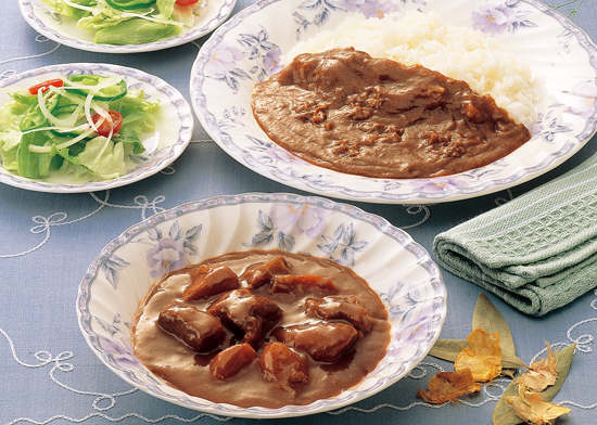 食通のﾋﾞｰﾌｼﾁｭｰとｶﾚｰｾｯﾄ